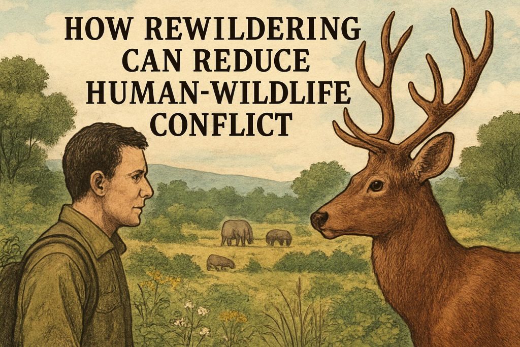 How Rewildering Can Reduce Human-Wildlife Conflict
