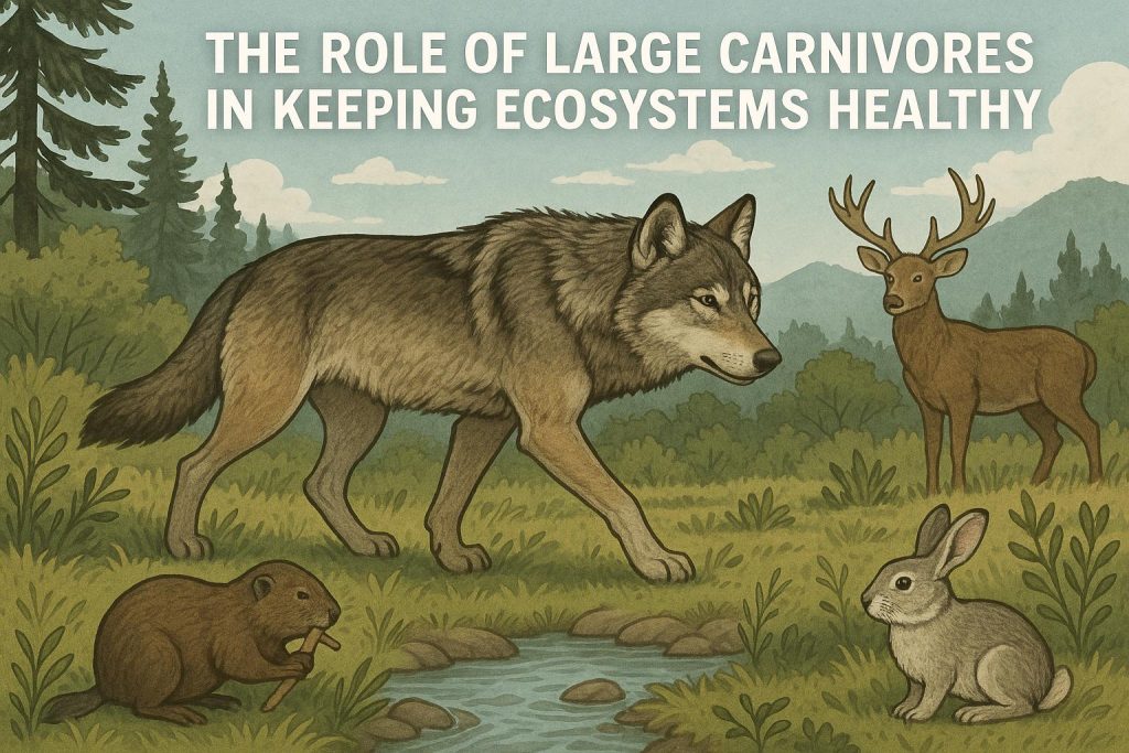 The Role of Large Carnivores in Keeping Ecosystems Healthy The Role of Large Carnivores in Keeping Ecosystems Healthy